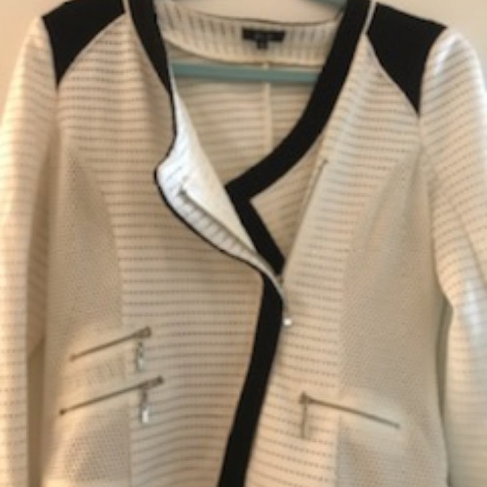White and black jacket / blaxer, Alt B brand, XL,